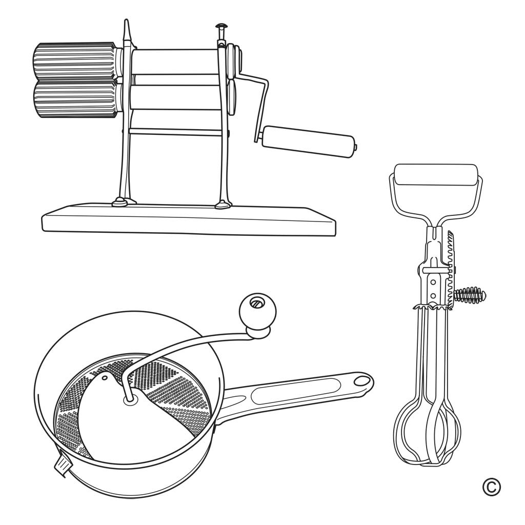 tool with crank
