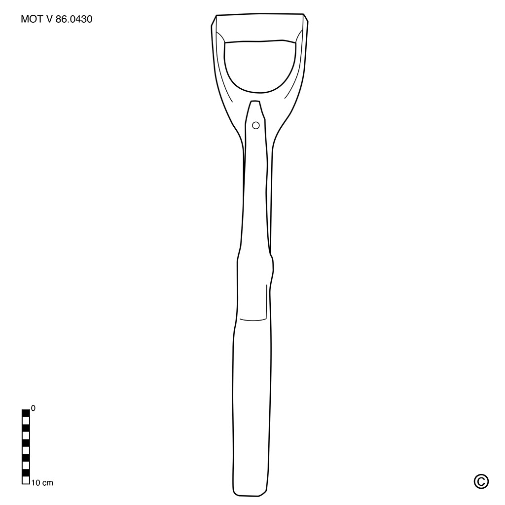 Beet lifting spade