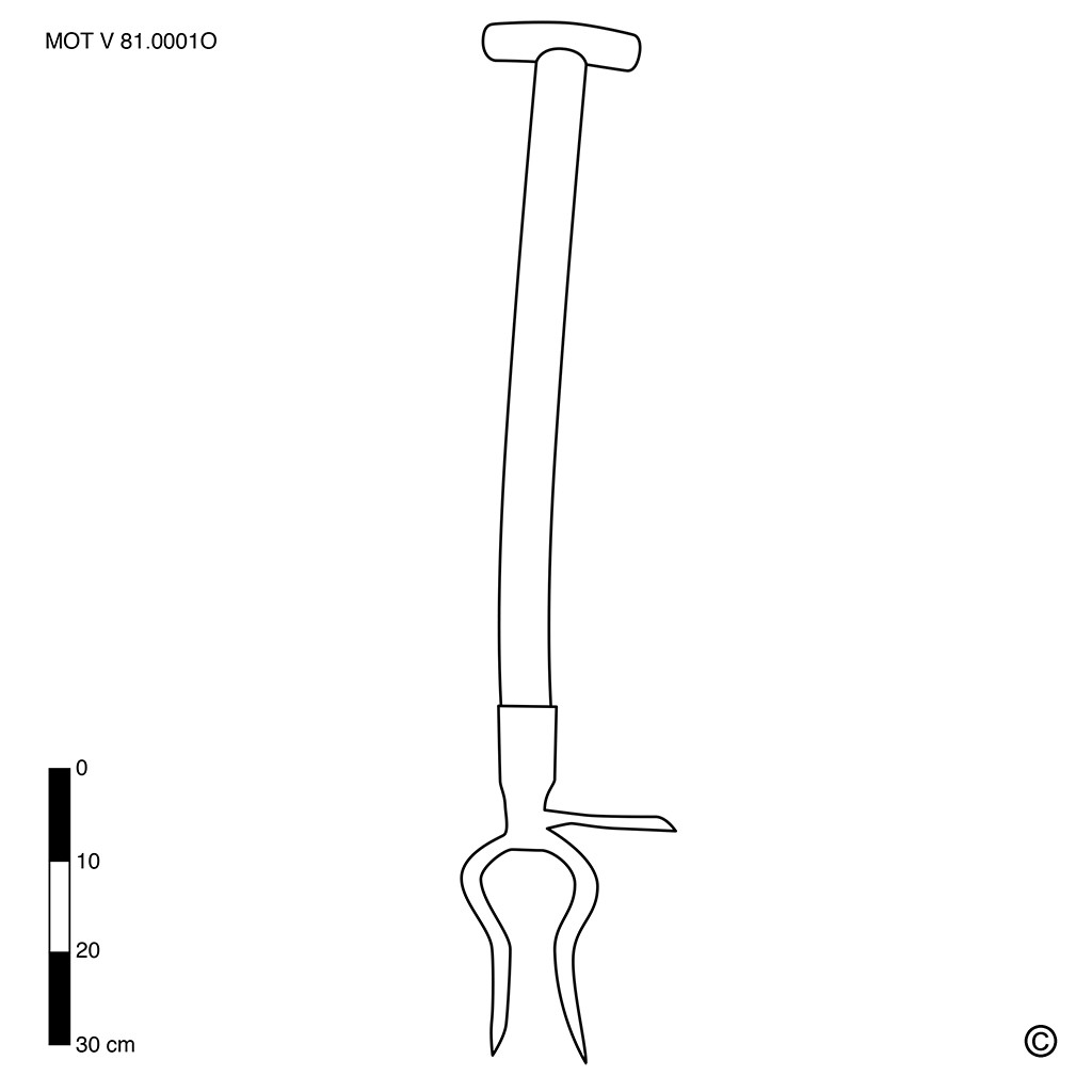 Beet lifting fork