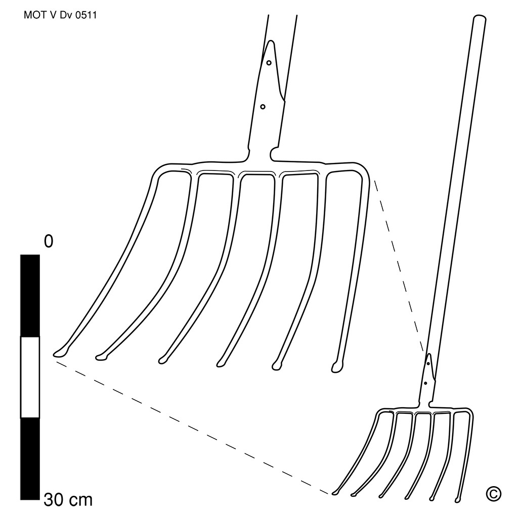 Beet loading fork