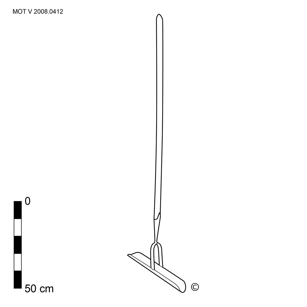 Curette de drainage (f.)