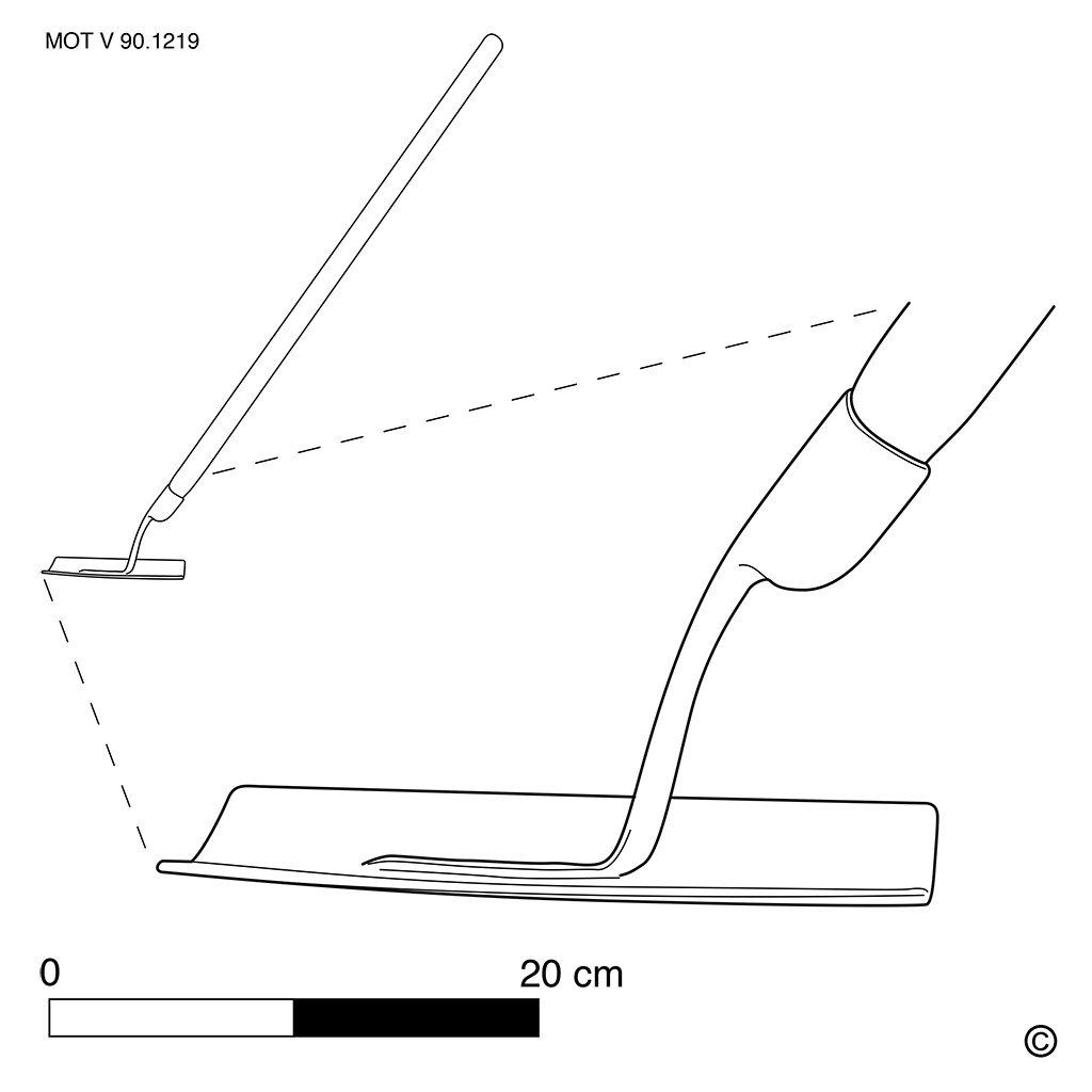 Curette de drainage (f.)