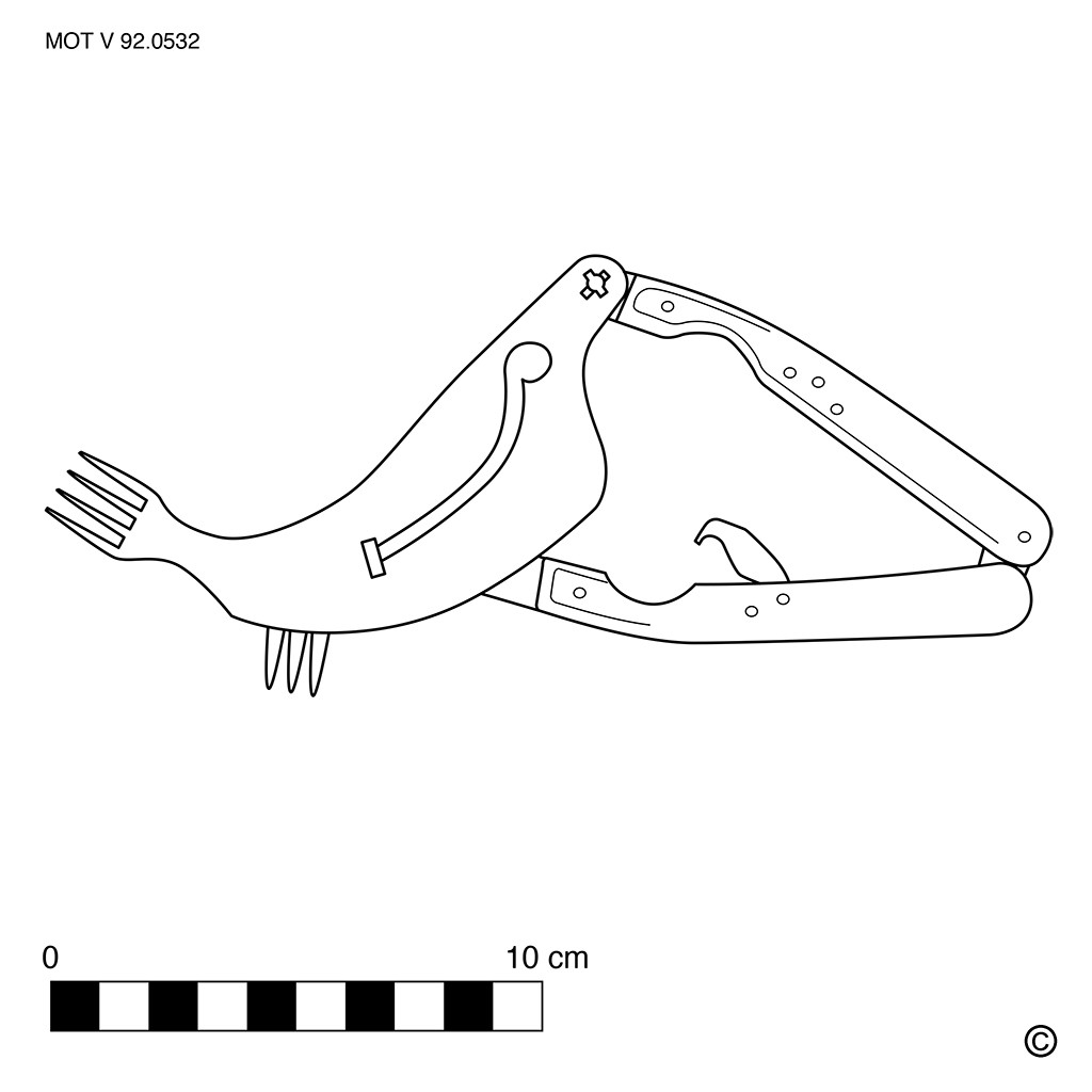 Couteau-fourchette (m.)