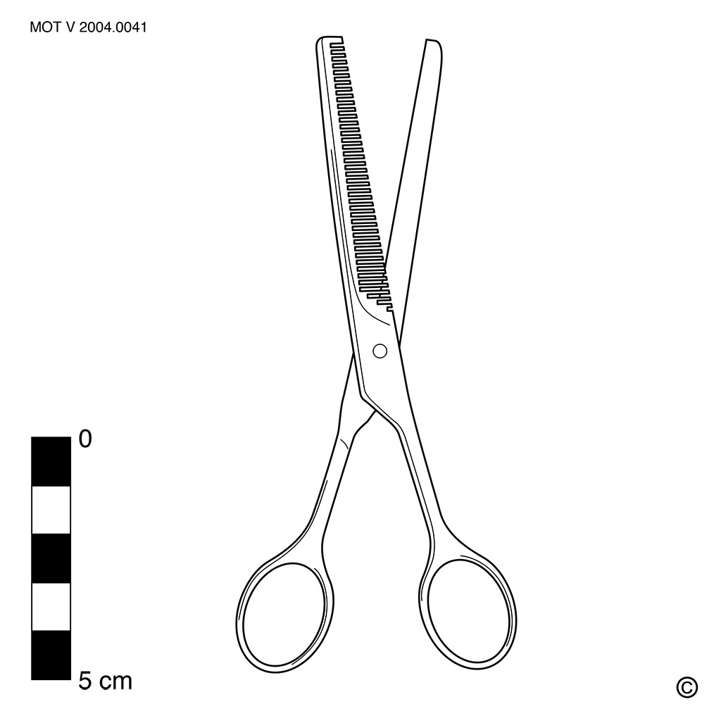 Thinning scissors