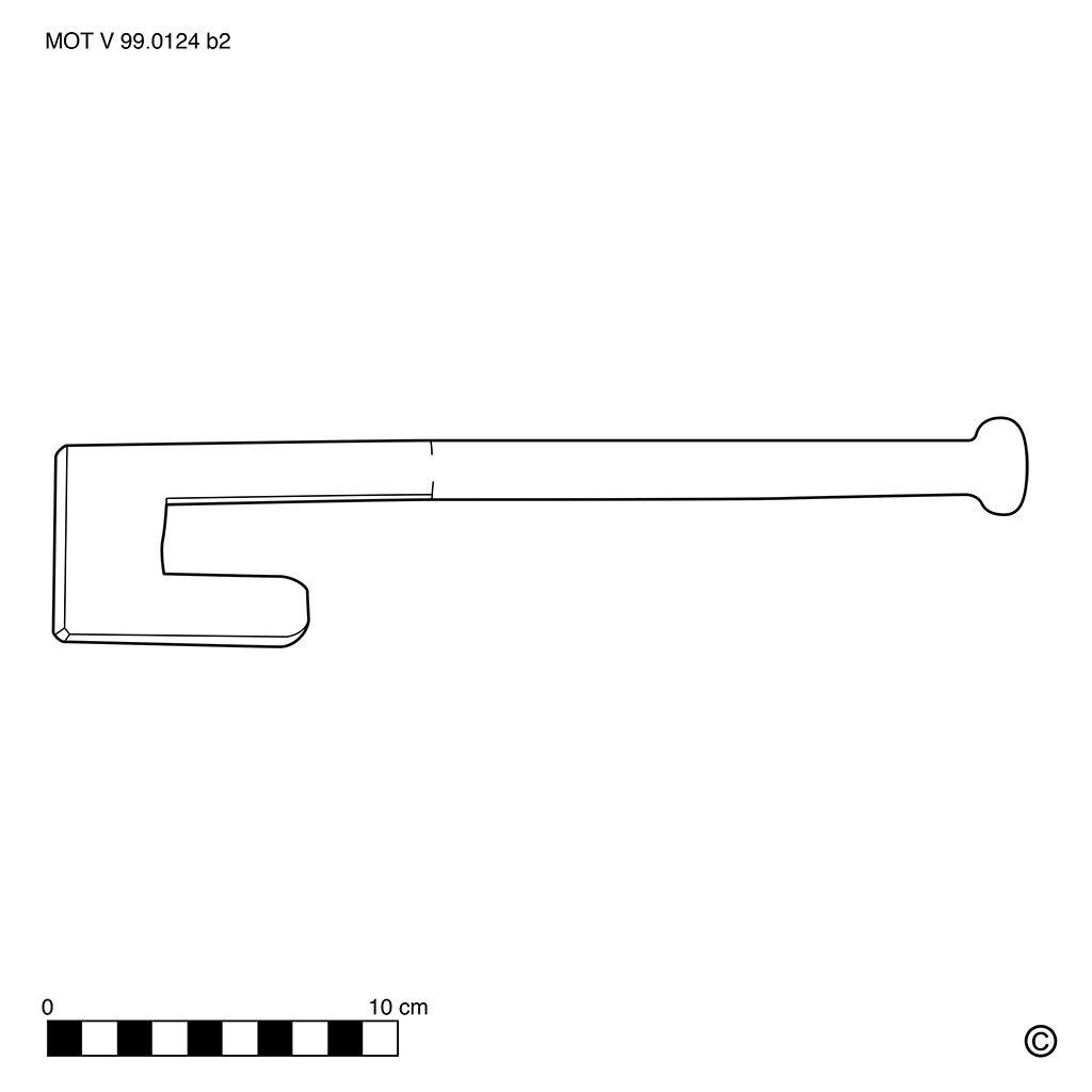 Key for soil auger