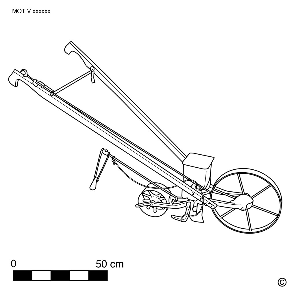 Hand seed drill