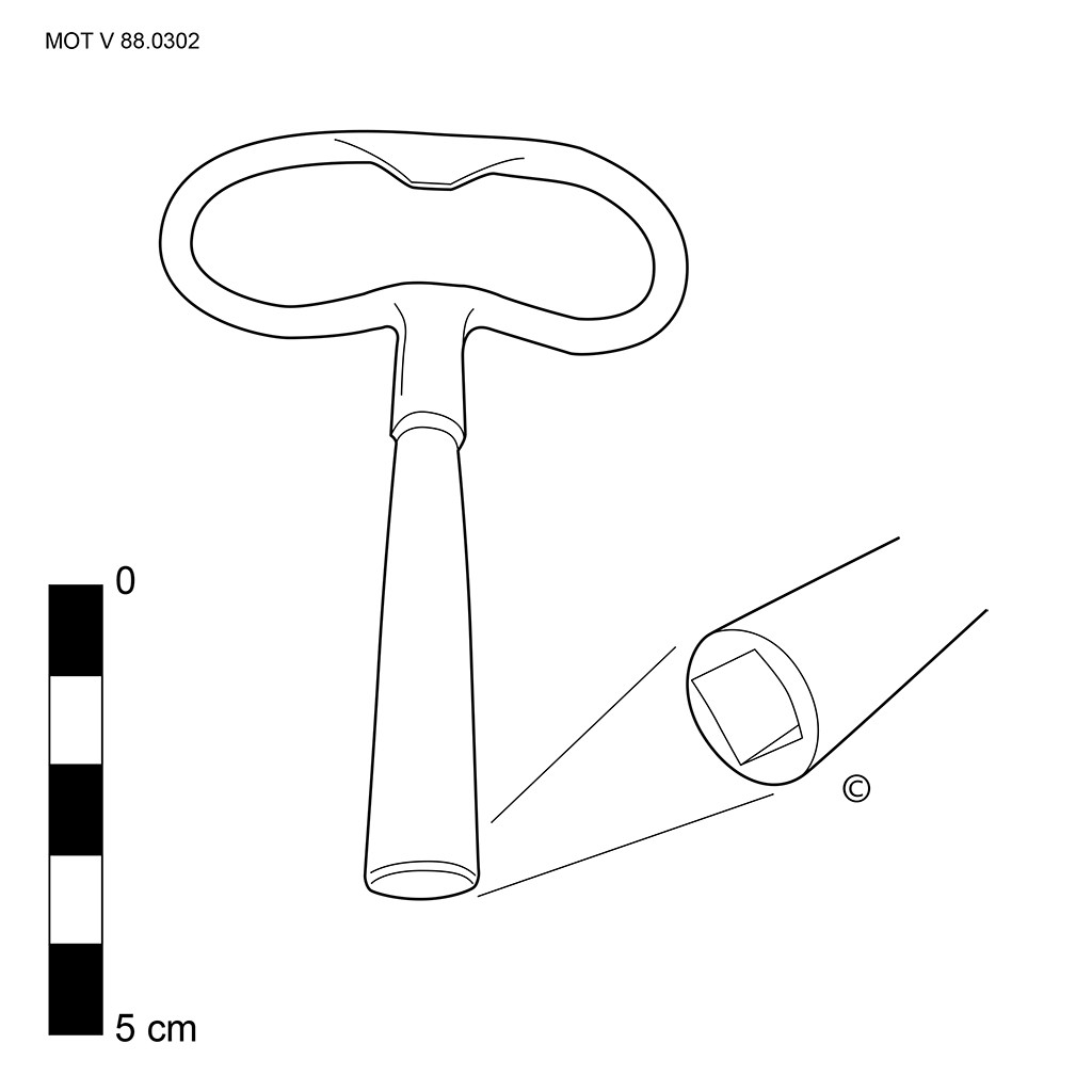 Clé de montre (f.)