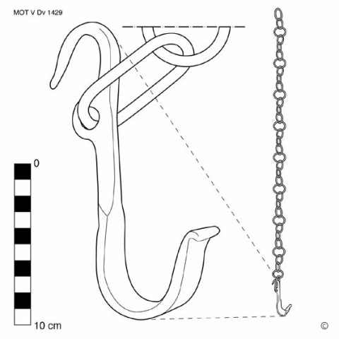 Chimney crook (chain)