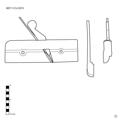 Side round and side hollow plane