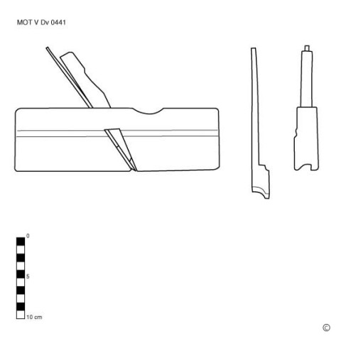 Side round and side hollow plane