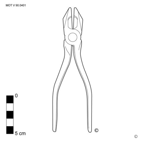 Flat nose pliers