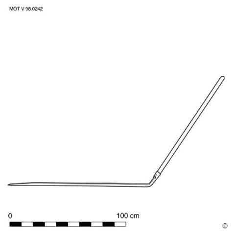 Mud-marking iron