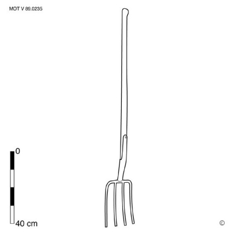 Fourche à bêcher (f.)