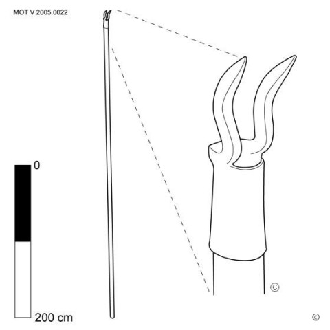 Fourche d'abattage (f.)